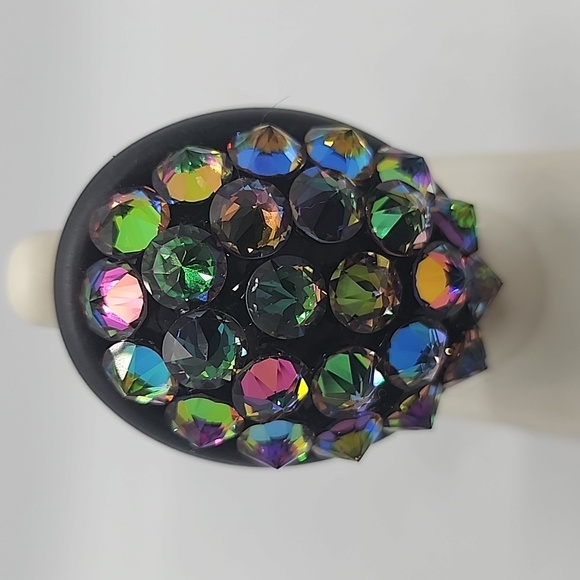 GASOLINE GLAMOUR SWAROVSKI RHINESTONES RING ROAD RUNNER DEVIL - Picture 5 of 7